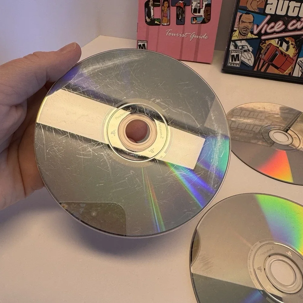 5‎ Game GTA Lot – PS2 Trilogy + Vice City Disc Variants + GTA2 PS1